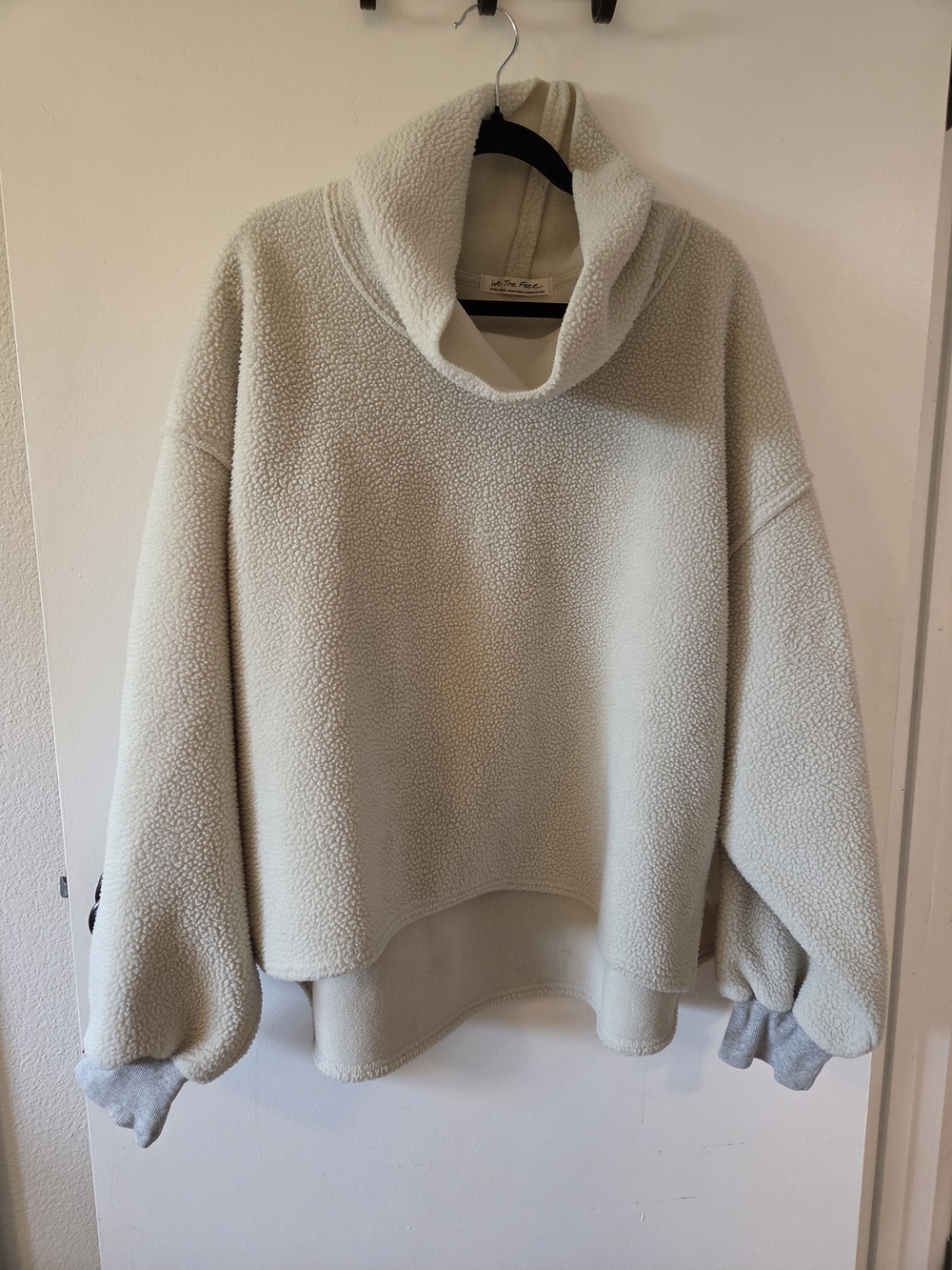 We The Free Sherpa Funnel Neck Sweater XL